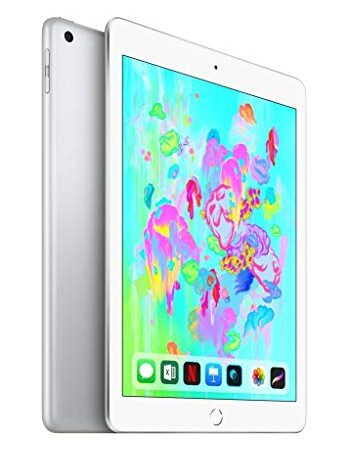 2018 Apple iPad 6th Gen (9.7 inch, Wi-Fi, 128GB) Argento (Ricondizionato)