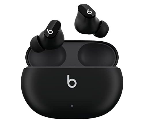 Beats Studio Buds – Auricolari bluetooth totalmente wireless con cancellazione del rumore – auricolari senza fili resistenti al sudore, compatibili con Apple e Android, Bluetooth di Classe 1 – Nero