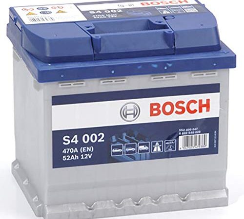 Bosch Automotive S4002, Batteria Per Auto, 52A/H, 470A, Tecnologia Al Piombo Acido, 275 x 175 x 190 Cm