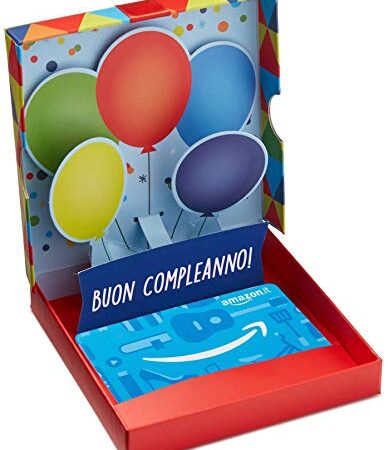 Buono Regalo Amazon.it - Cofanetto Compleanno Pop Up