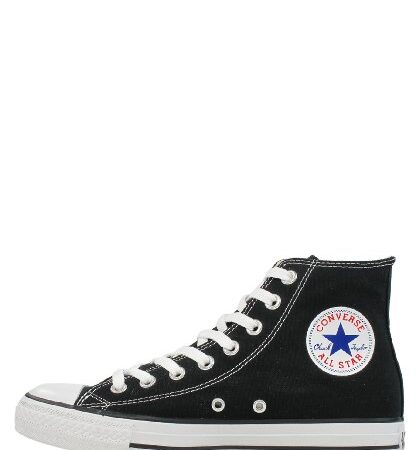 Converse All Star Hi Canvas Sneakers Nero Monocromatico-UK 9.5