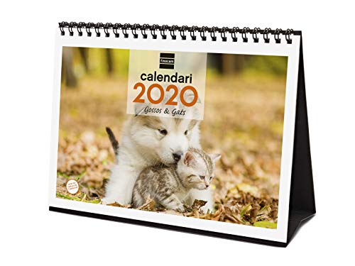 Finocam 2020 - Calendario da tavolo con immagini Cani e Gatti catalani