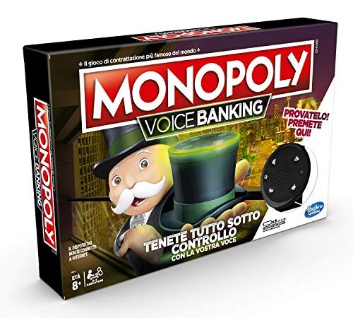 Hasbro E4816IT4 Monopoly - Voice Banking (Gioco in Scatola Elettronico)