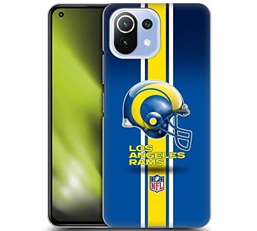 Head Case Designs Licenza Ufficiale NFL Elmetto Los Angeles Rams Logo Cover Dura per Parte Posteriore Compatibile con Mi 11 Lite/5G/11 Lite 5G NE