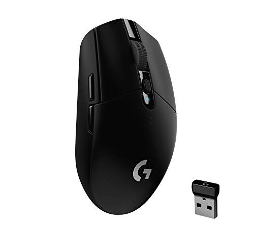 Logitech G305 LIGHTSPEED Mouse Gaming Wireless, Sensore 12K HERO, 12.000 DPI, Design Leggero, 6 Pulsanti Programmabili, Batteria 250 Ore, Memoria Integrata, PC/Laptop - Nero