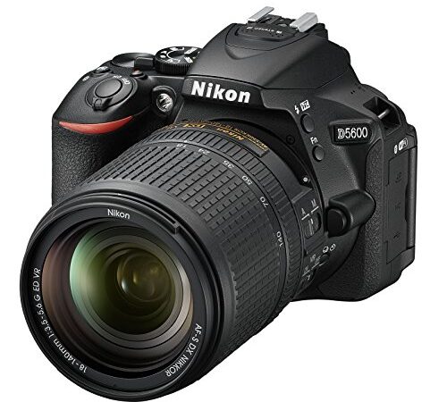 Nikon D5600 Fotocamera Reflex Digitale con Obiettivo AF-S DX NIKKOR 18-140mm VR, 24,2 Megapixel, LCD Touchscreen ad Angolazione Variabile 3", Nero