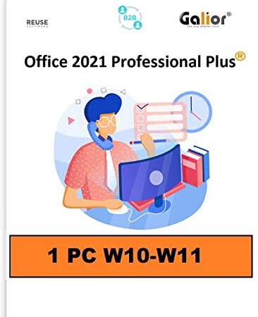 Office 2021 Professional Plus 1| Card fisica | Versione Perpetua | Fattura | Garanzia a Vita | 1PC