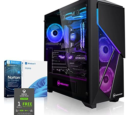 PC-Gaming Nightfighter I Intel Core i7-12700KF 12-Core a 4,90GHz Turbo • Windows 11 • Nvidia GeForce RTX3070 • 16GB 3200MHz DDR4 • 1TB M.2 SSD • 2TB HDD • WiFi • Raffreddamento ad acqua • pc da gaming