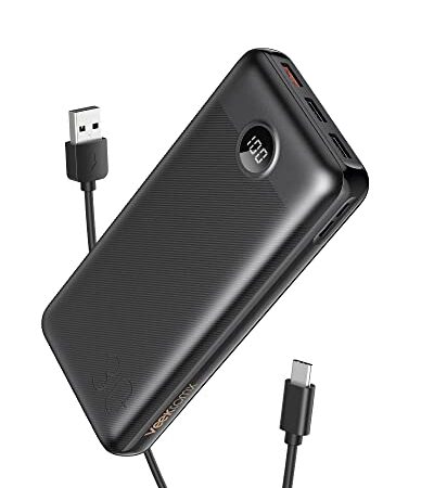 Power Bank 30000mAh Caricatore Portatile Ricarica Rapida 20W Powerbank USB C con 4 Uscite e 2 Ingressi Carica Batterie Portatile con LED Digitale Display per iPhone Samsung Huawei Xiaomi iPad ecc.