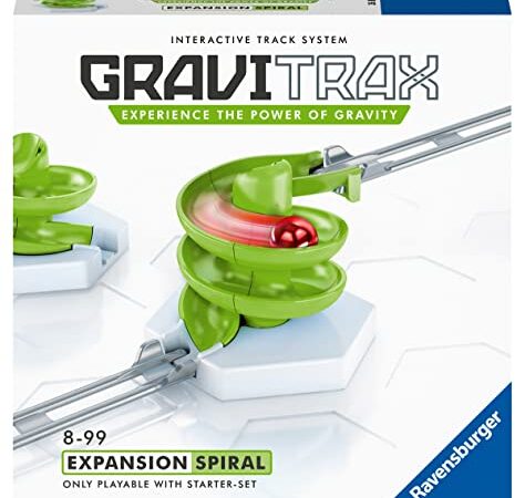 Ravensburger Gravitrax Spirale, Gioco Innovativo ed Educativo STEM,Età Raccomandata 8+, Accessorio