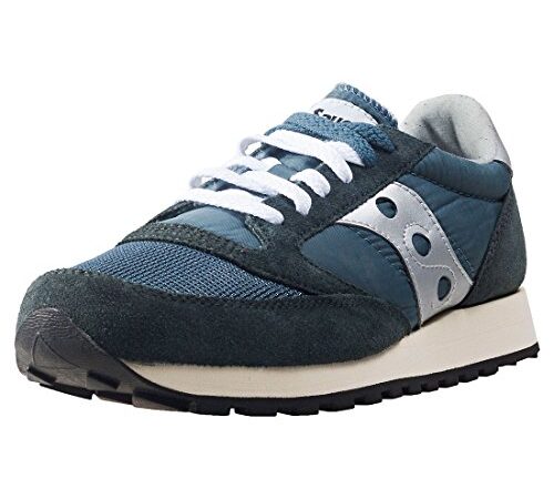 Saucony Jazz Original Vintage M, Scarpe da Ginnastica Uomo, Blue Navy Silver, 42.5 EU