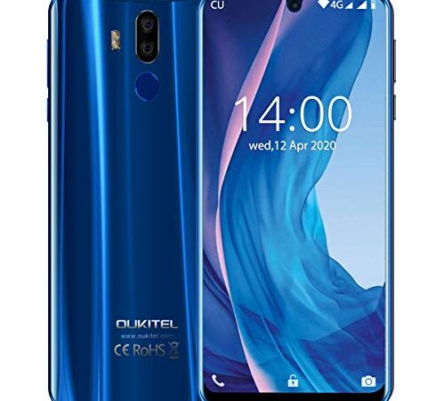 Smartphone OUKITEL K9 7.12 Pollici FHD+ 6000 mAh Batteria Android 9.0 Smartphone 4GB RAM+ 64GB ROM 4G Dual SIM Telefono,OTG,BLU