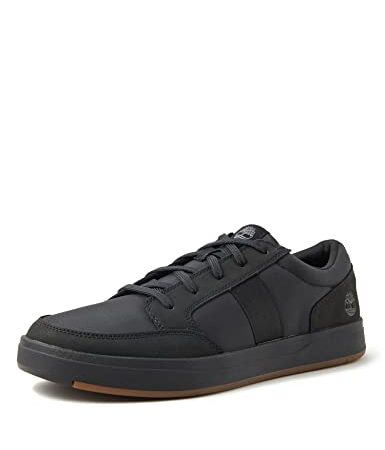 Timberland Davis Square Fabric And Leather Oxford Basic, Scarpe Oxford Uomo, Nero (Black Nubuck), 43 EU