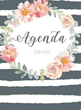 Agenda 2019 - 2020: Agenda Giornaliera Agosto 2019 a Dicembre 2020 - Pianifica i tuoi appuntamenti quotidiani | Agenda Settimanale 2019 - 2020 | Journalier, Agende, Office e Calendario 2019/2020