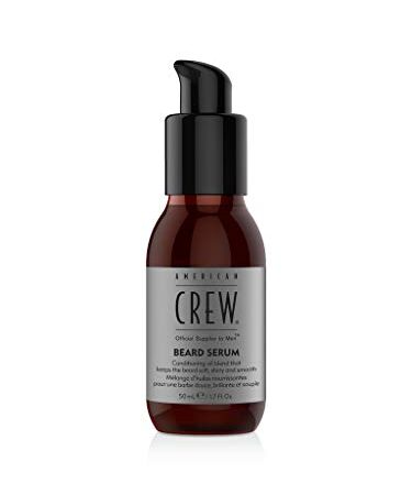 American Crew Beard Serum, Siero Barba per Uomo, Idratante, Conferisce Lucentezza, Nutre e Rigenera, con Proprietà Protettive (50ml)