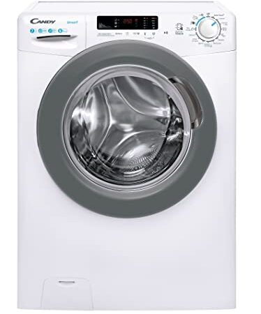 Candy CSS41272DWSE-11 Lavatrice 7 Kg Smart, Carica Frontale, Libera Installazione, 1200 RPM, 16 Programmi, Tecnologia NFC, Cicli Aggiuntivi, Classe C, Bianca