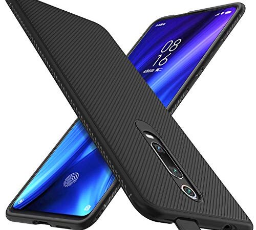 C'iBetter per Xiaomi Mi 9T / Xiaomi Mi 9T PRO Cover, Thin Fit Gomma Morbida Protettiva Cover, Protezione Durevole,per la Xiaomi Mi 9T / Xiaomi Mi 9T PRO Smartphone.(Nero)