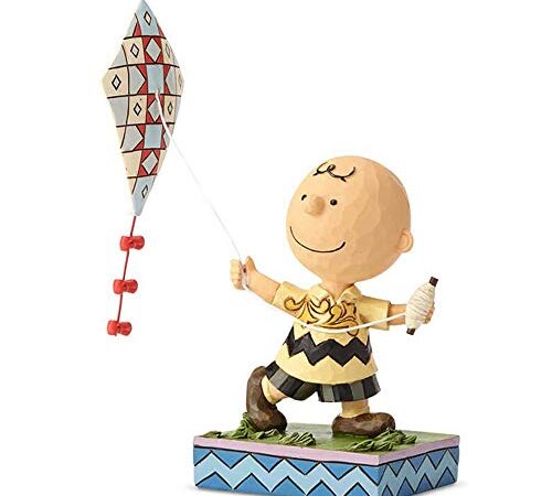 Enesco Jim Shore Peanuts Charlie Brown Flying Kite Figurine 6001293