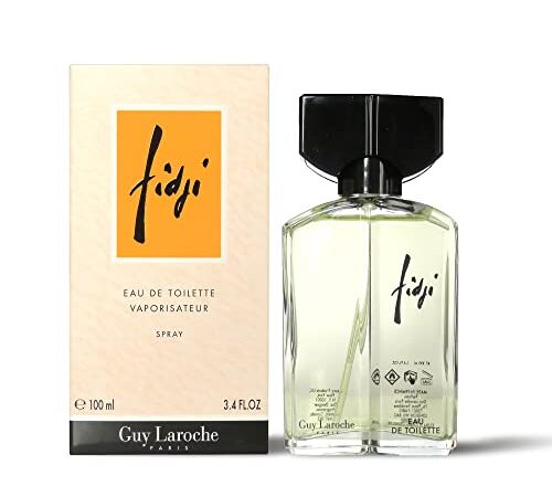 Guy Laroche Fidji Eau de Toilette Spray da donna, 100 ml, profumo. Licenza ufficiale rivenditore autorizzato.