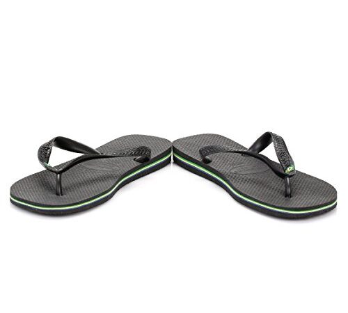 Havaianas Brasil 4000032, Infradito Unisex-Adulto, Nero (Black), 47/48 EU