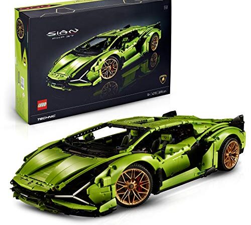 LEGO 42115 Technic Lamborghini Sián FKP 37, Set di Costruzioni con Auto Sportiva, Modellino di Macchina da Costruire per Adulti, Idea Regalo