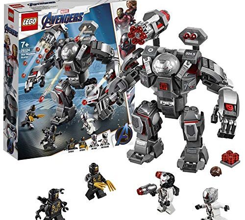 LEGO Super Heroes War Machine Buster Action Figure con Minifigure di Ant-Man, Playset dei Supereroi, 76124