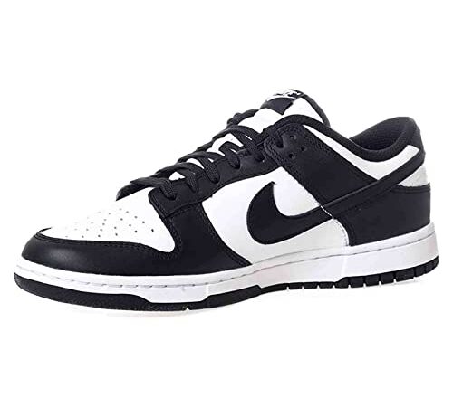 Nike W Dunk Low, Scarpe da Basket Donna, White/Black-White, 36.5 EU