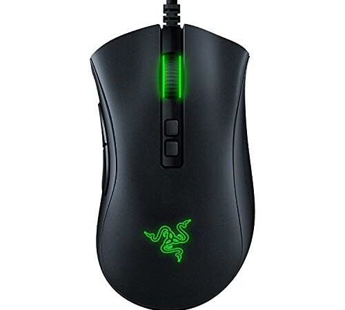 Razer DeathAdder V2 - Mouse da Gaming con Cablato Dalla Migliore Ergonomia Della Categoria, Optical Mouse Switch, Sensore Ottico Focus+ 20K con Cavo Speedflex