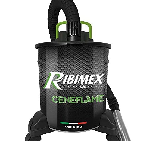 RIBIMEX - Aspiracenere elettrico Ceneflame, 18 L, 1200 W - PRCEN007