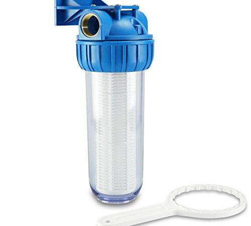 smardy HWF 100 Prefiltro Acqua Pompe Filtro 1" Pollice - 5000 l/h - Filtro Lavabile