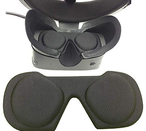 XHXseller, copriobiettivo VR, Copertura Antipolvere per Occhiali VR, Antipolvere, Accessori protettivi Antipolvere per Lenti VR Oculus Rift S VR, Black 1pcs, Taglia Libera