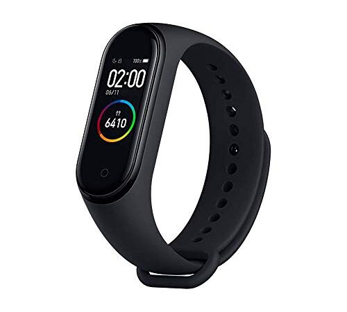 Xiaomi MI Smart Band 4, Schermo 0.95" AMOLED, Touchscreen, con Monitoraggi e Funzioni Sport, Nero [Versione Italiana]